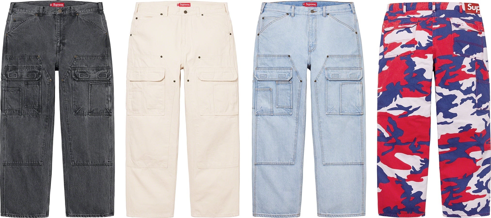 Double Knee Denim Utility Pant